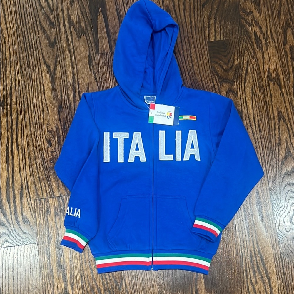 Blue Italia Hooded Sweatshirt